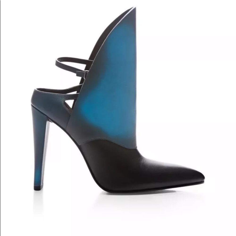 ALEXANDER WANG heat sensitive blue mules heels - Picture 1 of 16
